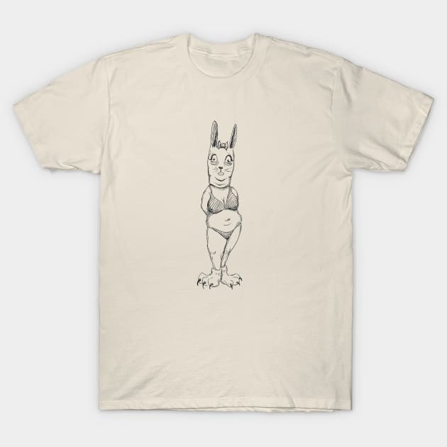 Bikini Bunny T-Shirt by vokoban